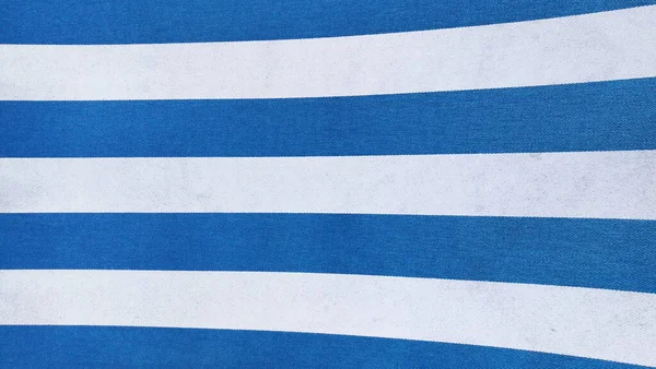 close up of blue and white striped fabric for background