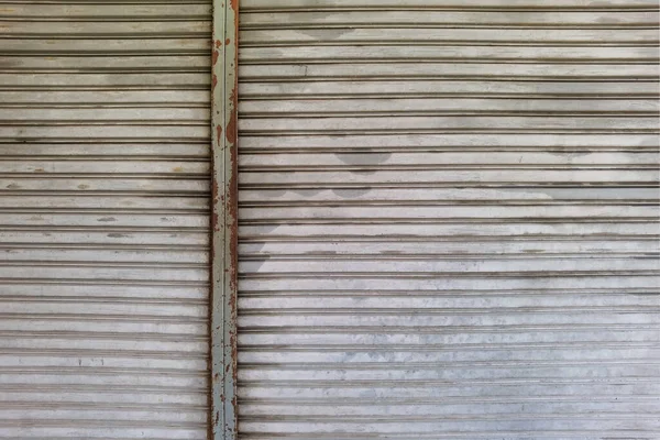 Stary Styl Zamkniętych Drzwi Stalowych — Zdjęcie stockowe