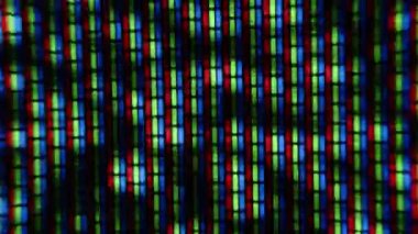 This Retro Television static was filmed using an old tube television set and a macro probe lens.