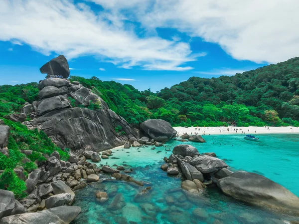 象牙海岸群岛是位于安达曼海的一个群岛 位于泰国南部的庞恩加省的海岸和部分地区 — 图库照片