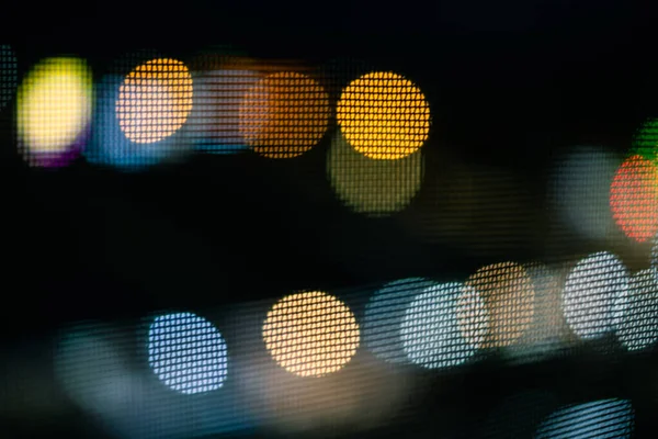 Bokeh Black Abstract Background — Stock Photo, Image