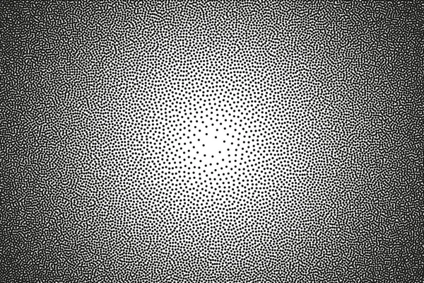 Abstract Gradient Dotwork Pattern Sand Effect Form Black Dots Noise — Image vectorielle