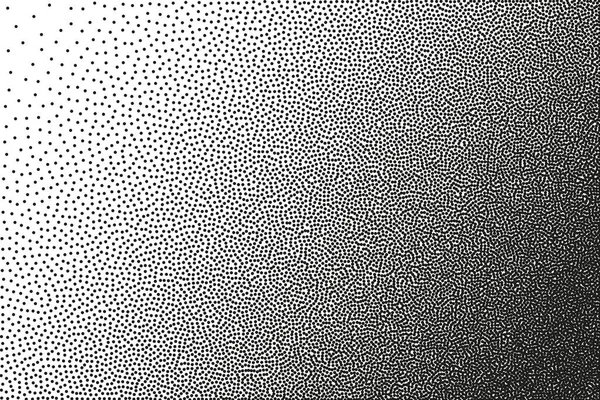 Abstract Gradient Dotwork Pattern Sand Effect Form Black Dots Noise — стоковый вектор