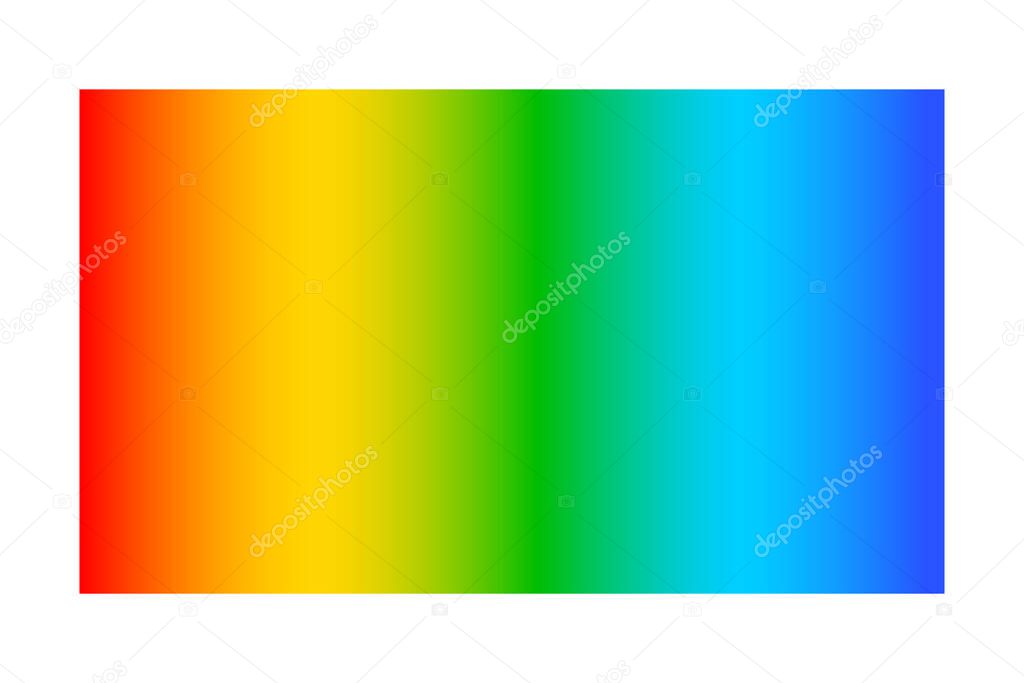 gradient rainbow pattern.Light spectrum, electromagnetic wavelength color. vector