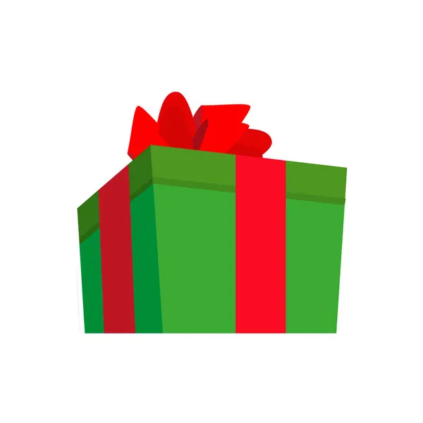 Много Рождественских Подарков Изолированный Белом Фоне Плоский Стиль Eps — стоковый вектор