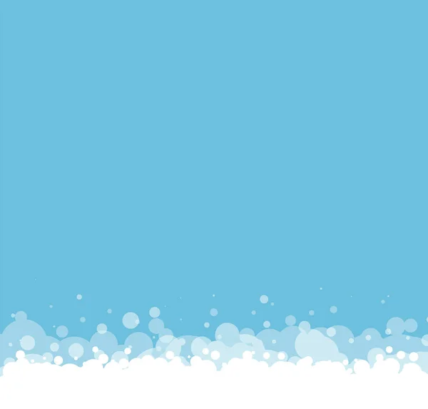 石鹸泡の泡のベクトルの背景 漫画のSudsパターン 要約図Eps — ストックベクタ