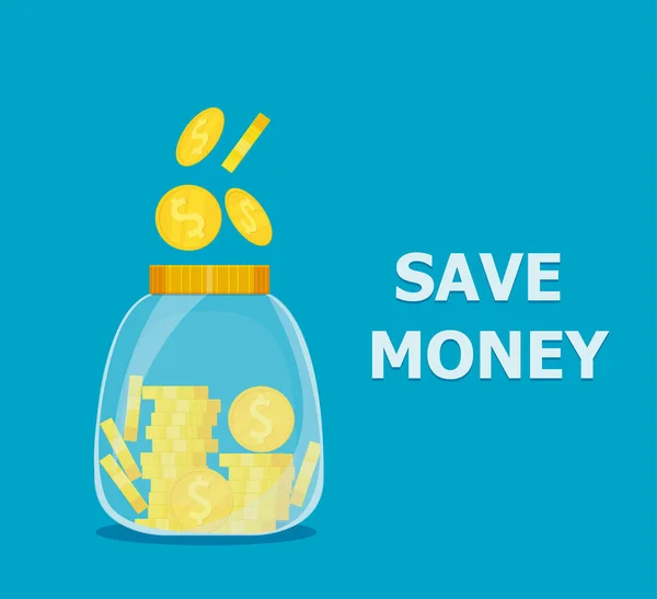 Piggy Bank Storing Money Money Jar Money Vector Illustration Eps — Stock Vector