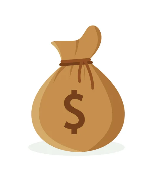 Τσάντα Χρημάτων Σήμα Δολαρίου Εικονογράφηση Διάνυσμα Για Web Εφαρμογή Για — Διανυσματικό Αρχείο