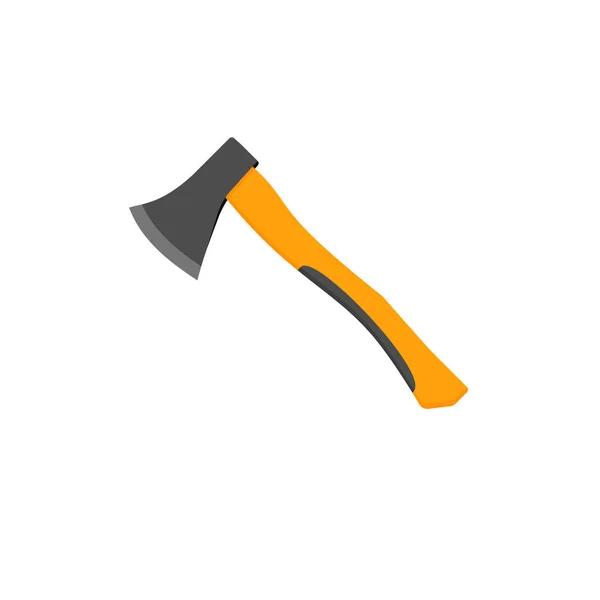 Axe Working Tool Illustration Flat Style Eps — ストックベクタ