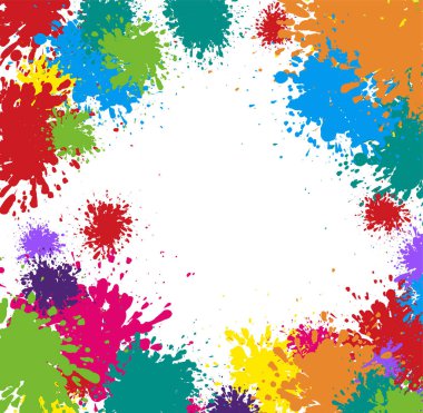 graphic background color poster brush watercolor vector shape kid abstract set of bright colorful vector watercolor background useful for any project where a platter of color makes the difference grap Eps 10