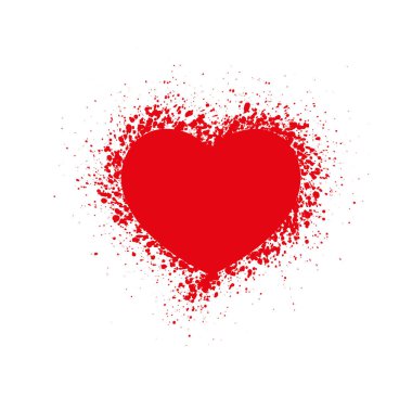 Vector illustration of abstract grunge heart Eps 10