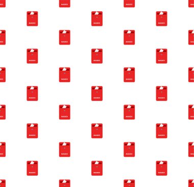 mailbox icon pattern. Seamless mailbox pattern on white background. eps 10