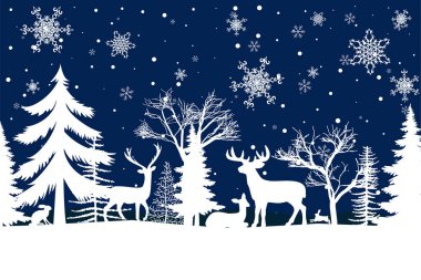 Buffalo Ekoseli 'nde Noel ve Yeni Yıl deseni. Tasarım ve yazdırma için şenlikli arkaplan