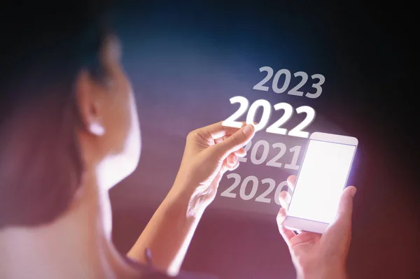 Современные Технологии Новом 2022 Году Технологическая Концепция — стоковое фото