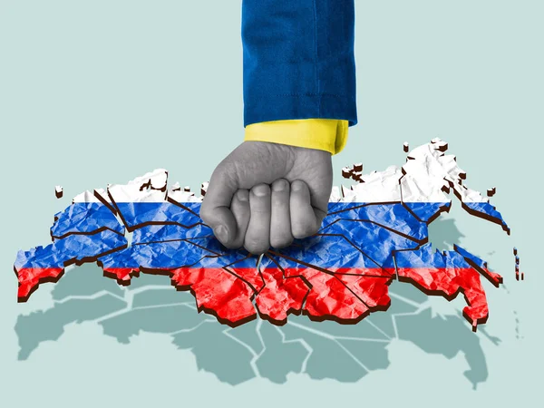 Collapse Russian Federation Weight Sanctions &mdash; Stock Photo &copy; SvetaZi  #560493796