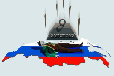 Rus ekonomisinin çöküşü yaptırımların ağırlığı altında.
