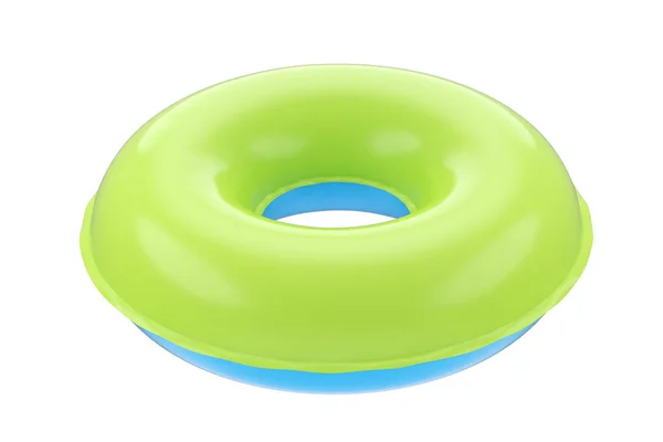 Opblaasbare Ring Voor Kinderen Het Zwembad Geen Zwaartekracht Mockup Geïsoleerd — Stockfoto