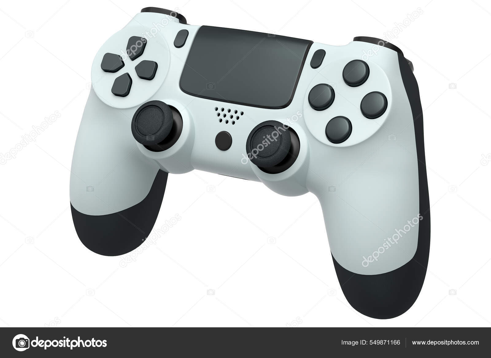 Joystick Vídeo Game Realista Fundo Branco Renderização Equipamentos  Streaming Para — Foto © CheersGroup #549871166, image size:1600x1167