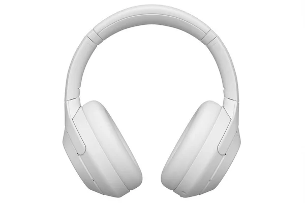 Render Gaming Headphones White Monochrome Background Concept Cloud Gaming Game — Stock Photo, Image