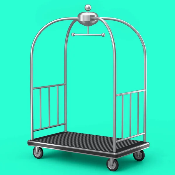 Hotel Bagage Trolley Kar Voor Het Dragen Van Bagage Gageon — Stockfoto