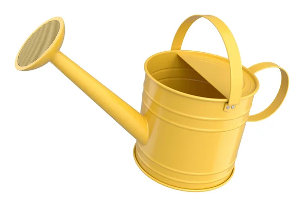 Watering Can Isolated White Background Render Concept Gardening Equipment Tools — Stock Photo, Image