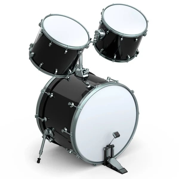 Set Realistic Drums Pedal White Background Render Concept Musical Instrument Royalty Free Stock Photos