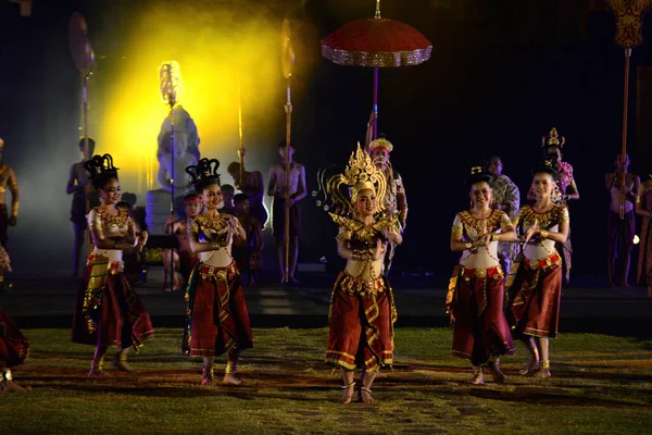 Nakhon Ratchasima Thailandia Dicembre 2021 Phimai Festival 2021 Svolgerà Dal — Foto Stock