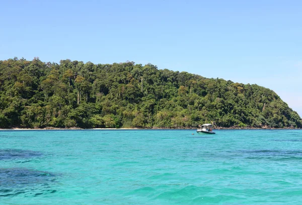 Koh Rok Ilha Rok Pequeno Arquipélago Sul Tailândia Mar Andamão — Fotografia de Stock