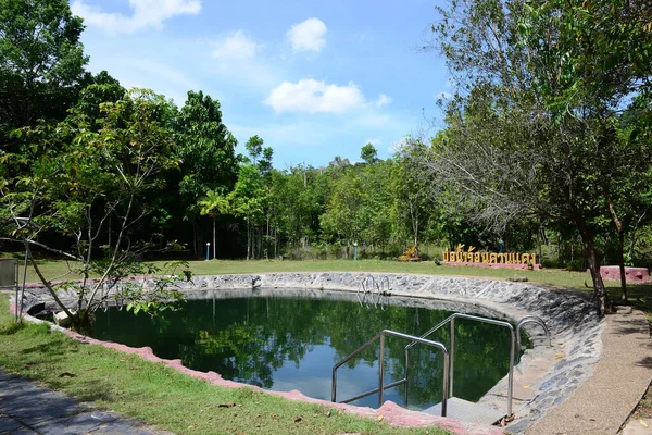 Trang Tailandia Marzo 2022 Kantang Hot Spring Forest Park Parque —  Fotos de Stock