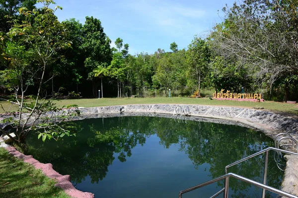 Trang Tailandia Marzo 2022 Kantang Hot Spring Forest Park Parque — Foto de Stock