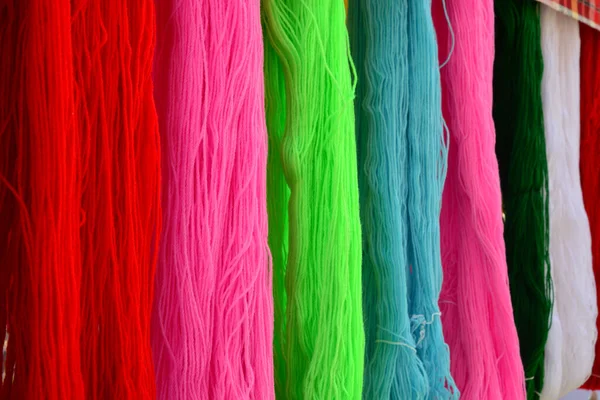 Hilados Coloridos Para Tejer — Foto de Stock