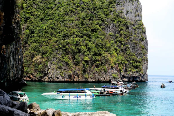 Krabi Tailandia Marzo 2022 Nuevo Embarcadero Loh Samah Bay Lado —  Fotos de Stock