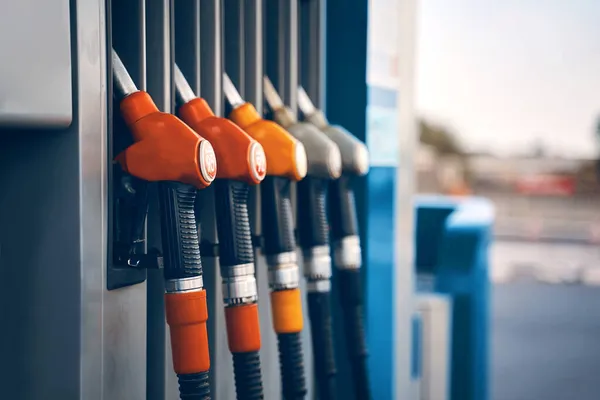 Estación de servicio de bombas de combustible — Foto de Stock