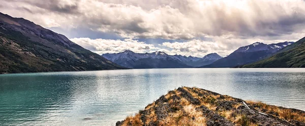 Naturskönt Panorama Över Sjön Patagonien Argentina — Stockfoto