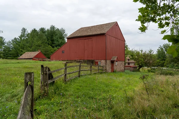 Agosto 2021 Birdsboro Pensilvânia Edifícios Daniel Boone Homestead Era Pioneira — Fotografia de Stock