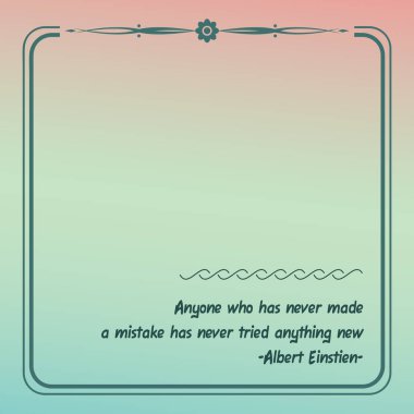 Pastel Renk Arkaplanındaki İlham verici Alıntılar