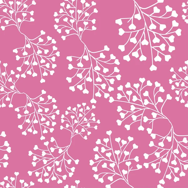 Kalp şeklinde sakura dalları, Sevgililer Günü, beyaz çalılar, botanik desenler