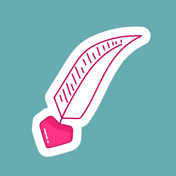 Çıkartma, aşk kuşu tüyü, evlilik kaydı için kalp ucu, evlilik sözleşmesi.