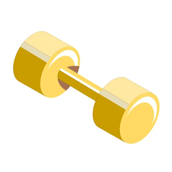 Spor malzemeleri, beyaz arka planda dambıl, vücut heykeli, sağlıklı yaşam tarzı.