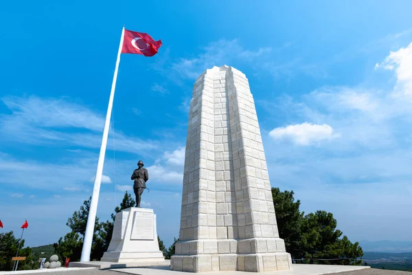 Canakkale Türkei September 2021 Atatürk Statue Chunuk Bair Denkmal Zum — Stockfoto