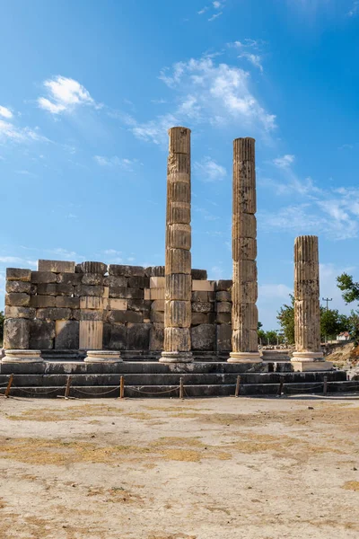 Ναός Της Λητώ Στο Ιερό Ανάκτορο Της Λητώ Που Βρίσκεται — Φωτογραφία Αρχείου