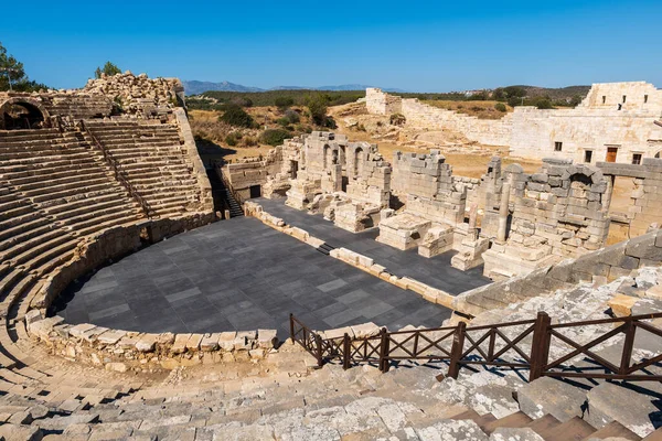 Patara Ancien Site Archéologique Turquie Son Amphithéâtre Ruines Ancienne Ville — Photo