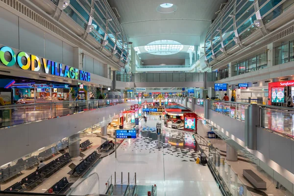 Dubaï Eau Septembre 2021 Architecture Intérieur Aéroport International Dubaï Dubaï — Photo