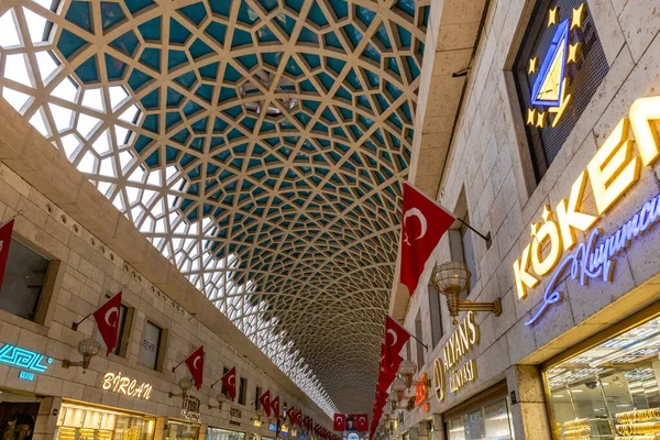Bursa Turecko Listopad 2021 Koza Han Bazar Pohled Ulici Koza — Stock fotografie