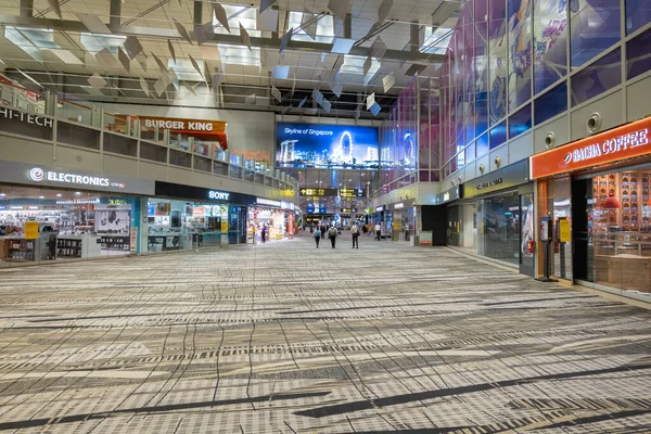 Singapour Janvier 2022 Singapour Changi Airport Duty Free Shop Area — Photo