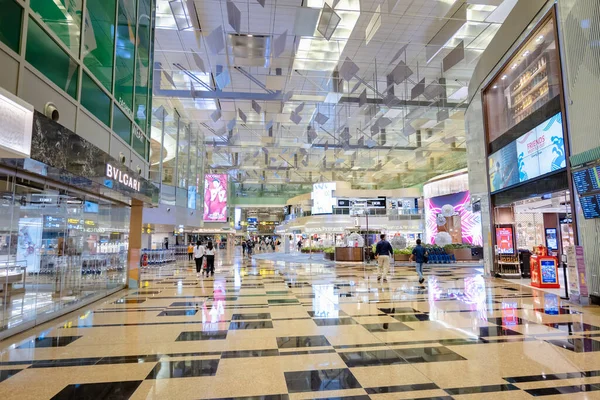 Сингапур Январь 2022 Сингапур Аэропорт Чанги Беспошлинной Торговли Области Архитектуры — стоковое фото