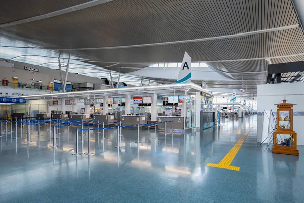 Phuket Thailand Januar 2022 Abflugterminal Des Internationalen Flughafens Phuket Der — Stockfoto