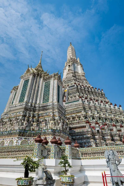 Wat Arun Ένας Βουδιστικός Ναός Στην Μπανγκόκ Ταϊλάνδη Κεντρική Prang — Φωτογραφία Αρχείου
