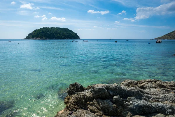 Praia Yanui Phuket Pequena Praia Mais Sul Ilha Phuket Tailândia — Fotografia de Stock