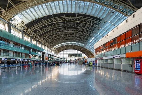 Izmir Turkey June 2022 Izmir Adnan Menderes Airport Departure Terminal — Stockfoto